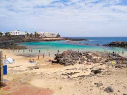 Playa del Jablillo en verano