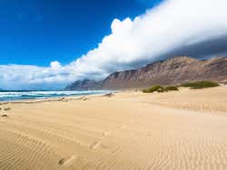 Dunas de la playa de Famara