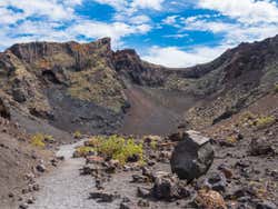 Interior del Volcán del Cuervo