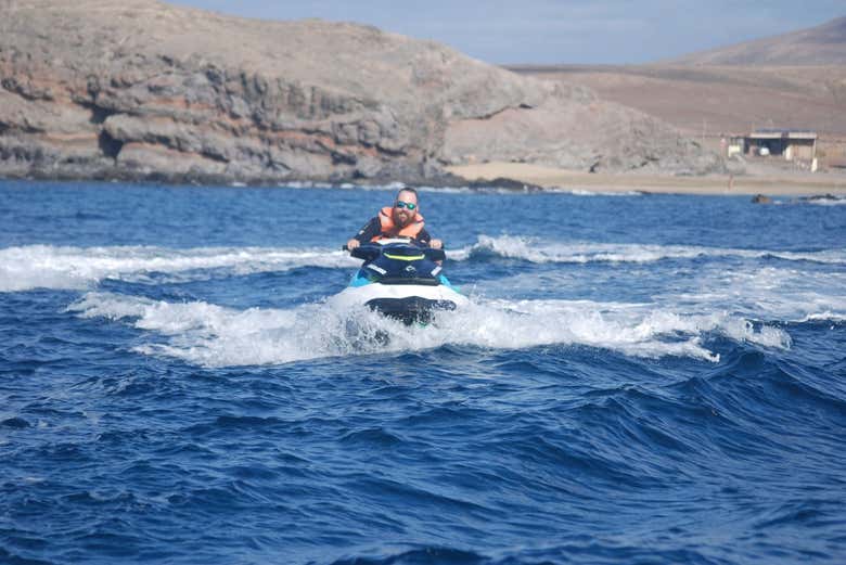 Moto de agua en Lanzarote