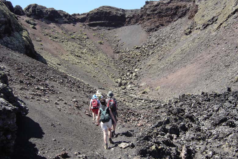 Disfrutando de los paisajes volcánicos de Lanzarote